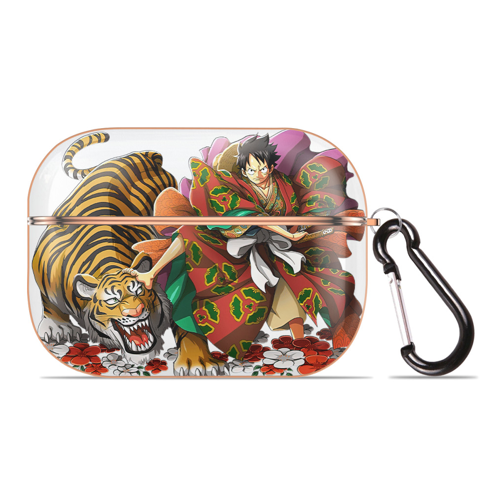 ワンピース モンキー・D・ルフィ ONE PIECE Monkey D. Luffy 【AirPods Pro用】ハードシェル保護ケース｜耐衝撃・防指紋・カラビナ付き商品仕様