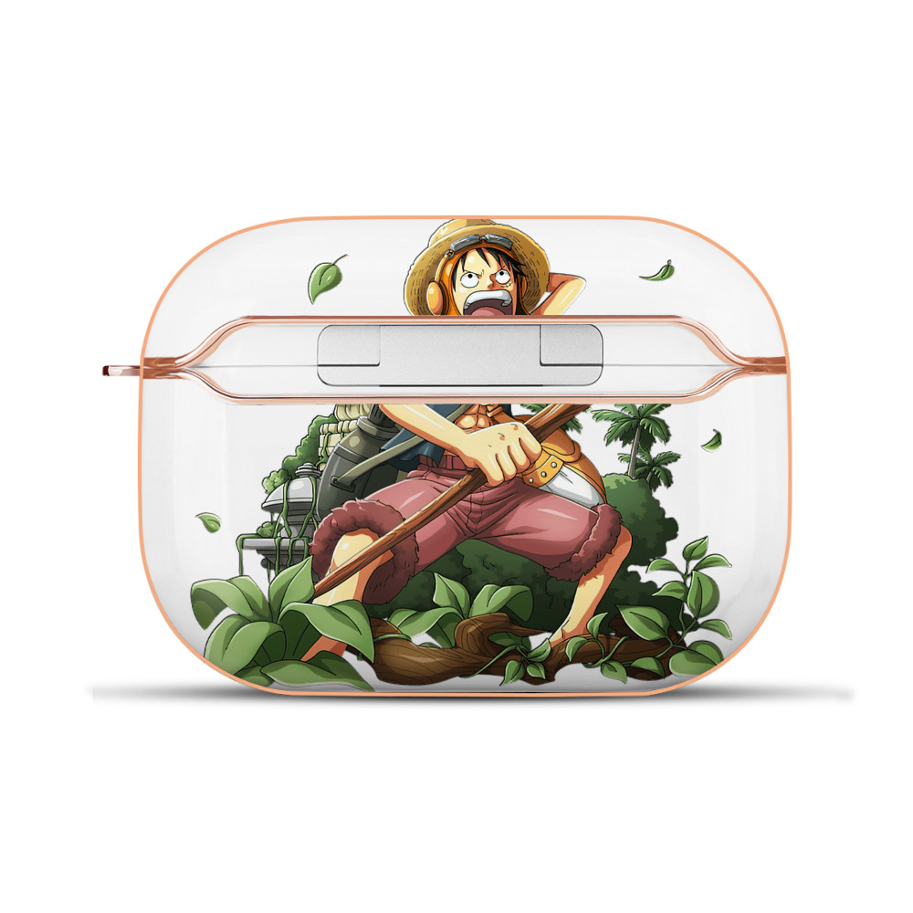 ワンピース モンキー・D・ルフィ ONE PIECE Monkey D. Luffy 【AirPods Pro用】ハードシェル保護ケース｜耐衝撃・防指紋・カラビナ付き商品仕様