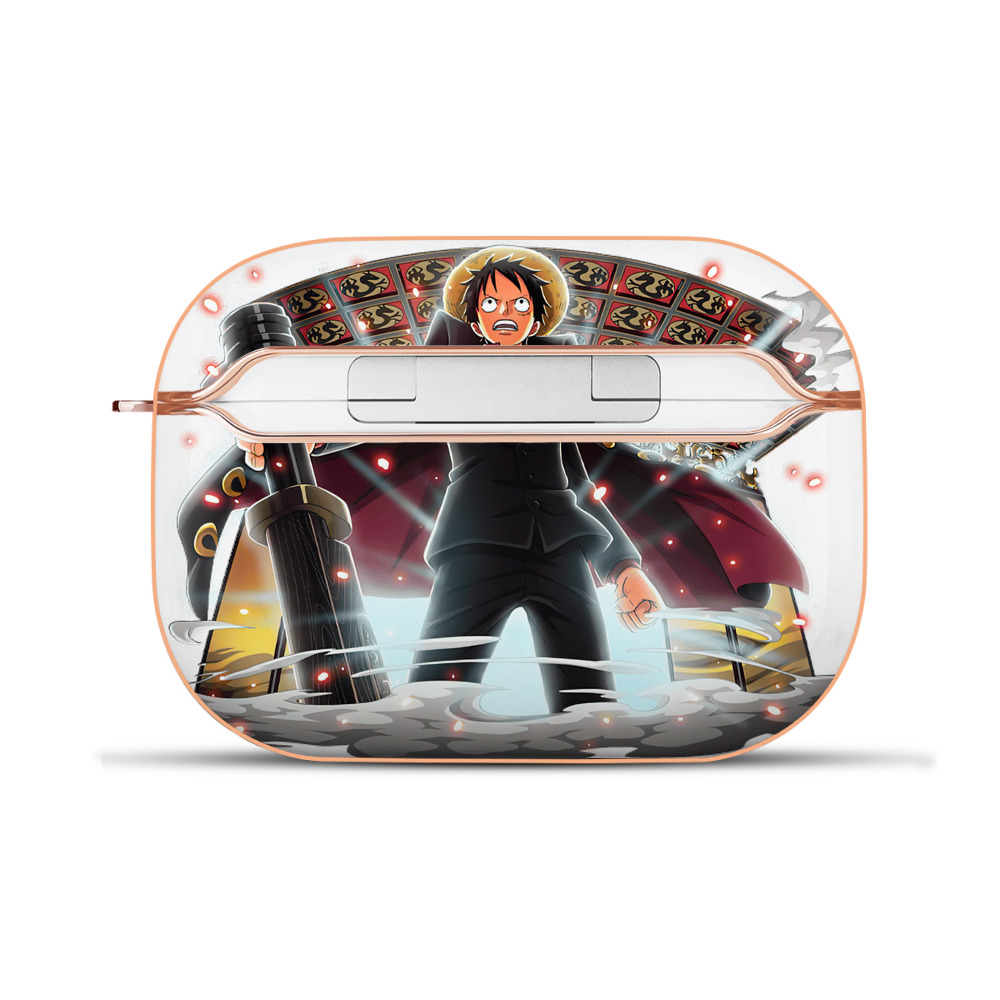 ワンピース モンキー・D・ルフィ ONE PIECE Monkey D. Luffy 【AirPods Pro用】ハードシェル保護ケース｜耐衝撃・防指紋・カラビナ付き商品仕様