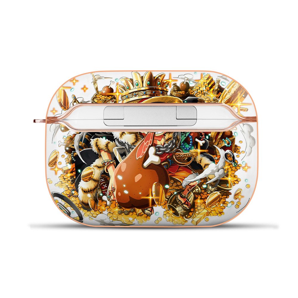 ワンピース モンキー・D・ルフィ ONE PIECE Monkey D. Luffy 【AirPods Pro用】ハードシェル保護ケース｜耐衝撃・防指紋・カラビナ付き商品仕様