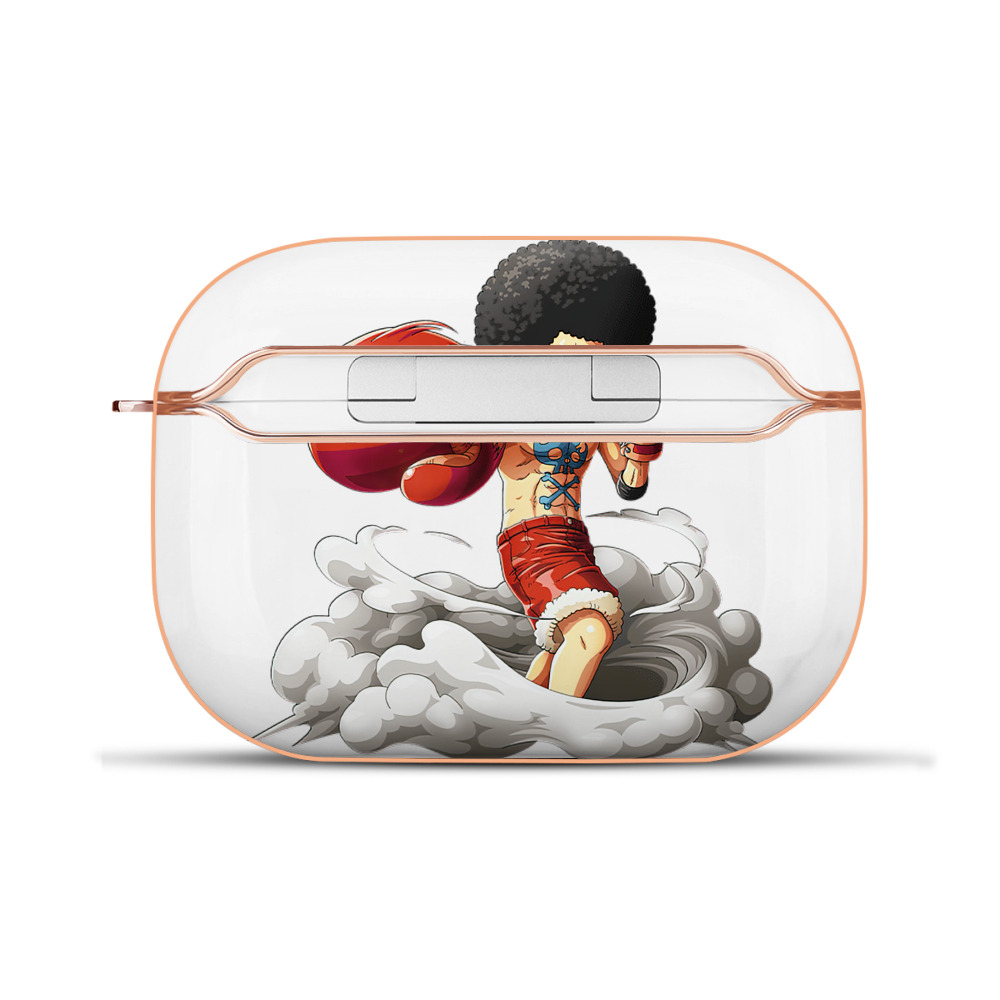 ワンピース モンキー・D・ルフィ ONE PIECE Monkey D. Luffy 【AirPods Pro用】ハードシェル保護ケース｜耐衝撃・防指紋・カラビナ付き商品仕様