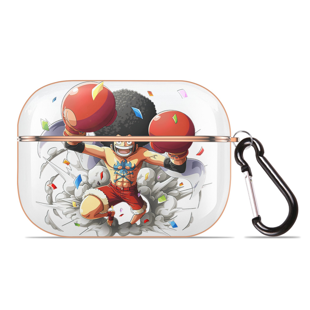 ワンピース モンキー・D・ルフィ ONE PIECE Monkey D. Luffy 【AirPods Pro用】ハードシェル保護ケース｜耐衝撃・防指紋・カラビナ付き商品仕様