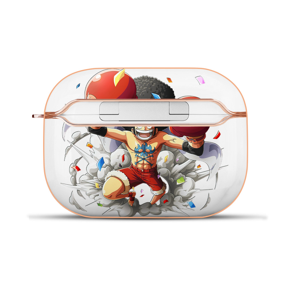 ワンピース モンキー・D・ルフィ ONE PIECE Monkey D. Luffy 【AirPods Pro用】ハードシェル保護ケース｜耐衝撃・防指紋・カラビナ付き商品仕様