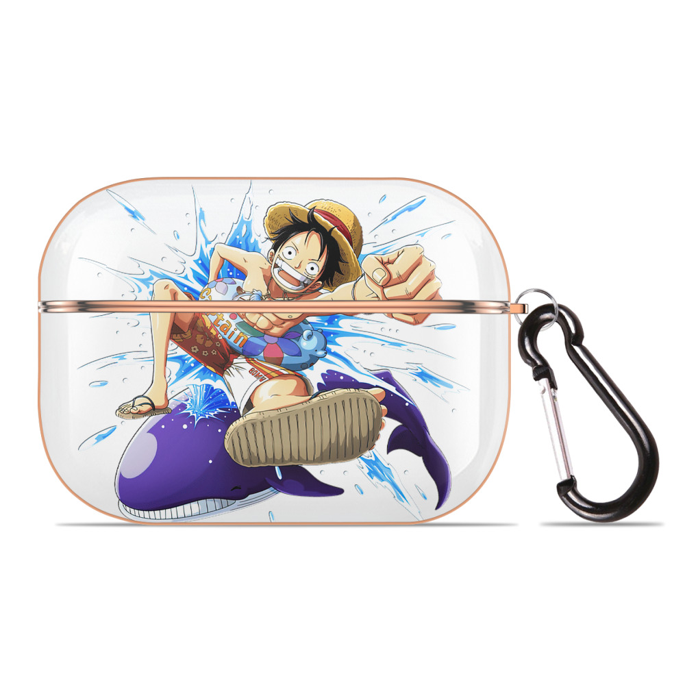 ワンピース モンキー・D・ルフィ ONE PIECE Monkey D. Luffy 【AirPods Pro用】ハードシェル保護ケース｜耐衝撃・防指紋・カラビナ付き商品仕様