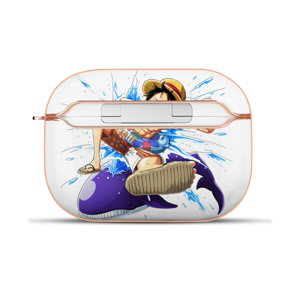 ワンピース モンキー・D・ルフィ ONE PIECE Monkey D. Luffy 【AirPods Pro用】ハードシェル保護ケース｜耐衝撃・防指紋・カラビナ付き商品仕様