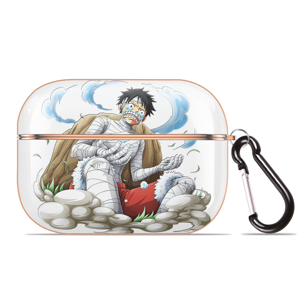 ワンピース モンキー・D・ルフィ ONE PIECE Monkey D. Luffy 【AirPods Pro用】ハードシェル保護ケース｜耐衝撃・防指紋・カラビナ付き商品仕様