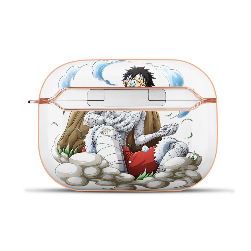 ワンピース モンキー・D・ルフィ ONE PIECE Monkey D. Luffy 【AirPods Pro用】ハードシェル保護ケース｜耐衝撃・防指紋・カラビナ付き商品仕様