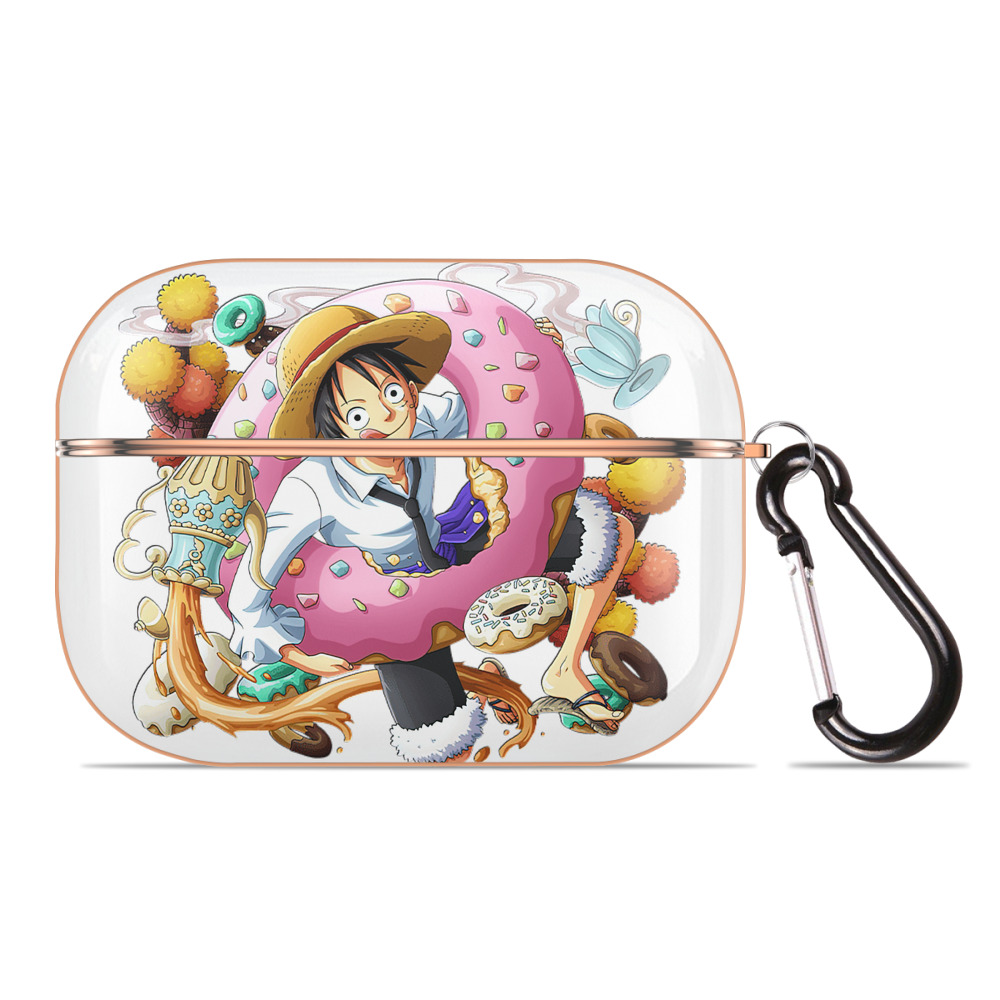 ワンピース モンキー・D・ルフィ ONE PIECE Monkey D. Luffy 【AirPods Pro用】ハードシェル保護ケース｜耐衝撃・防指紋・カラビナ付き商品仕様