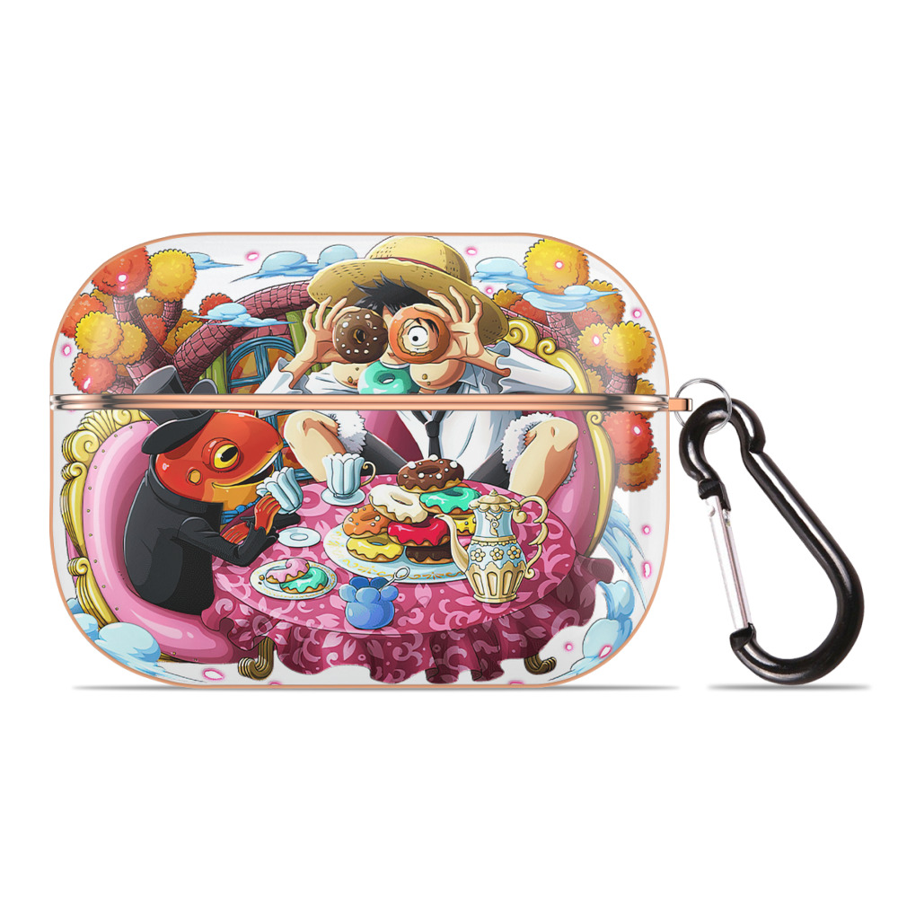 ワンピース モンキー・D・ルフィ ONE PIECE Monkey D. Luffy 【AirPods Pro用】ハードシェル保護ケース｜耐衝撃・防指紋・カラビナ付き商品仕様