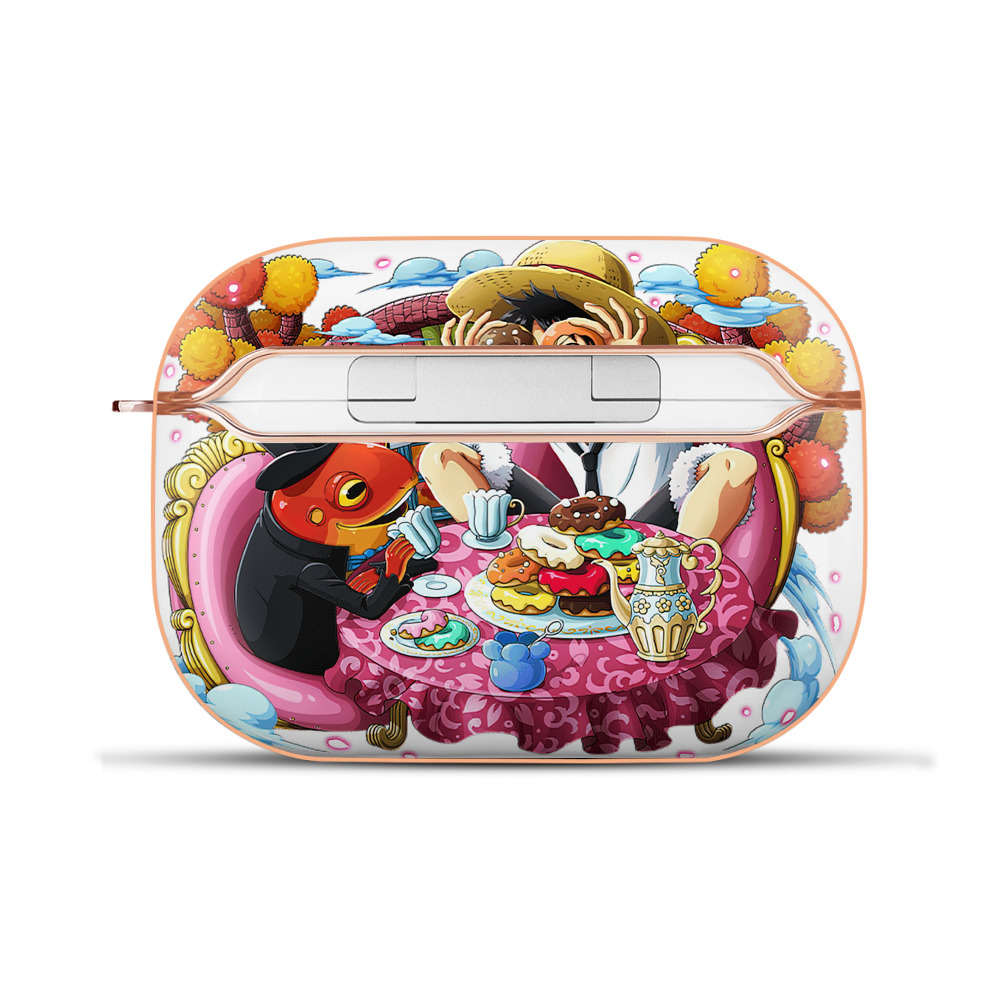 ワンピース モンキー・D・ルフィ ONE PIECE Monkey D. Luffy 【AirPods Pro用】ハードシェル保護ケース｜耐衝撃・防指紋・カラビナ付き商品仕様