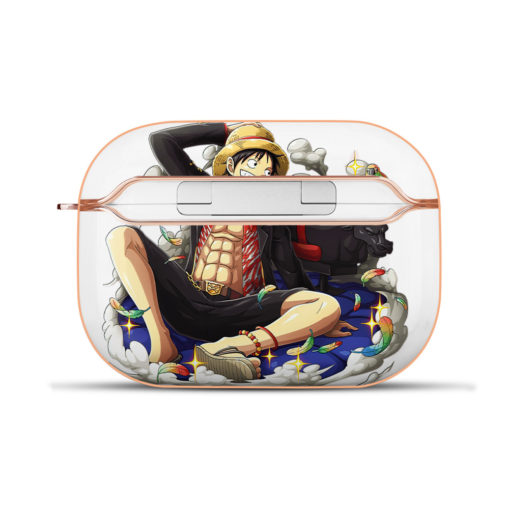 ワンピース モンキー・D・ルフィ ONE PIECE Monkey D. Luffy 【AirPods Pro用】ハードシェル保護ケース｜耐衝撃・防指紋・カラビナ付き商品仕様