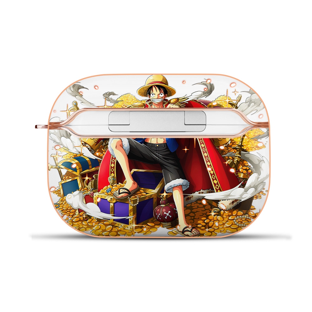 ワンピース モンキー・D・ルフィ ONE PIECE Monkey D. Luffy 【AirPods Pro用】ハードシェル保護ケース｜耐衝撃・防指紋・カラビナ付き商品仕様