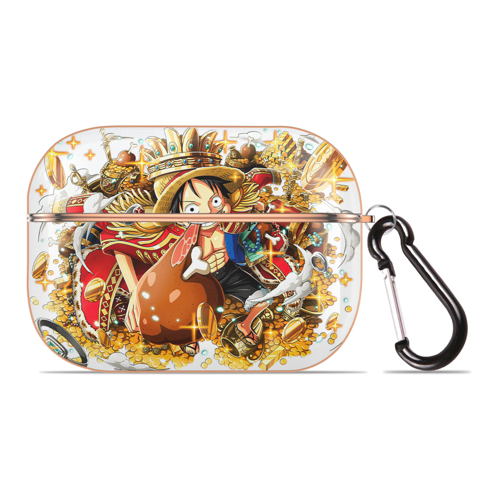 ワンピース モンキー・D・ルフィ ONE PIECE Monkey D. Luffy 【AirPods Pro用】ハードシェル保護ケース｜耐衝撃・防指紋・カラビナ付き商品仕様