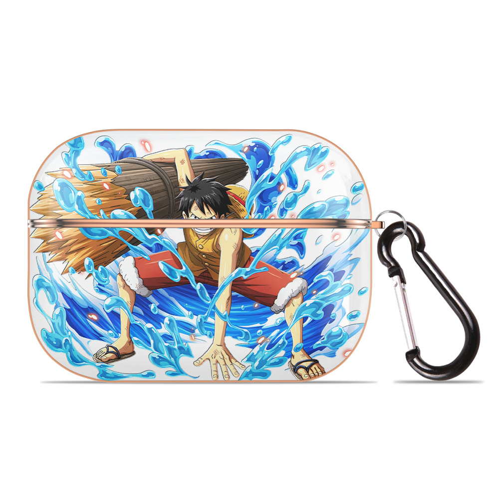 ワンピース モンキー・D・ルフィ ONE PIECE Monkey D. Luffy 【AirPods Pro用】ハードシェル保護ケース｜耐衝撃・防指紋・カラビナ付き商品仕様