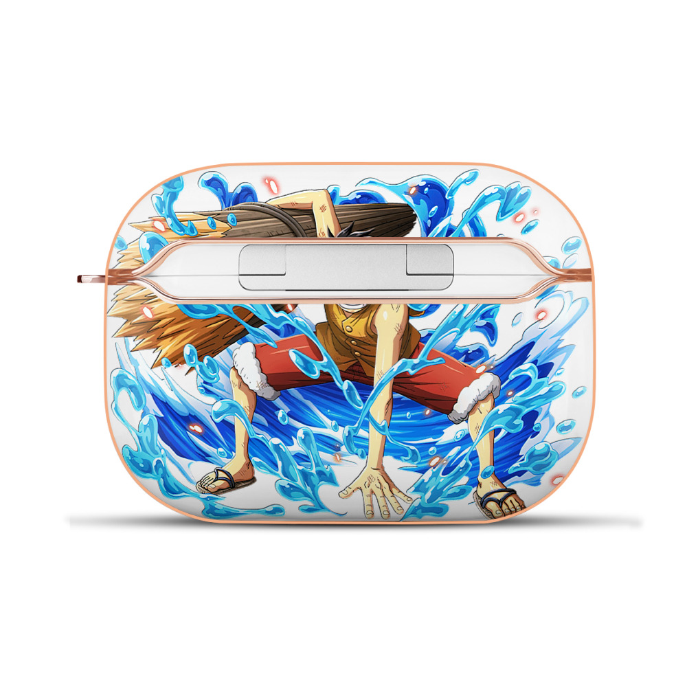 ワンピース モンキー・D・ルフィ ONE PIECE Monkey D. Luffy 【AirPods Pro用】ハードシェル保護ケース｜耐衝撃・防指紋・カラビナ付き商品仕様