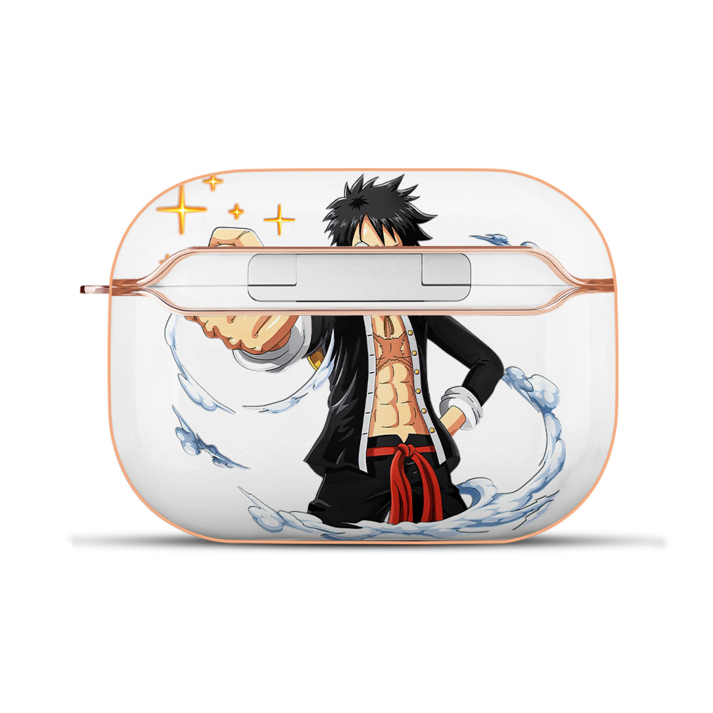 ワンピース モンキー・D・ルフィ ONE PIECE Monkey D. Luffy 【AirPods Pro用】ハードシェル保護ケース｜耐衝撃・防指紋・カラビナ付き商品仕様