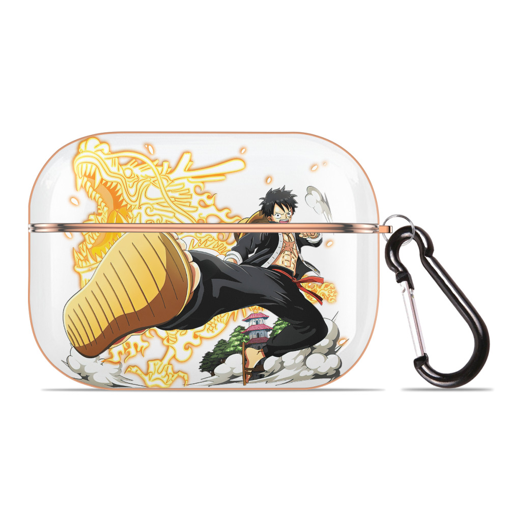 ワンピース モンキー・D・ルフィ ONE PIECE Monkey D. Luffy 【AirPods Pro用】ハードシェル保護ケース｜耐衝撃・防指紋・カラビナ付き商品仕様