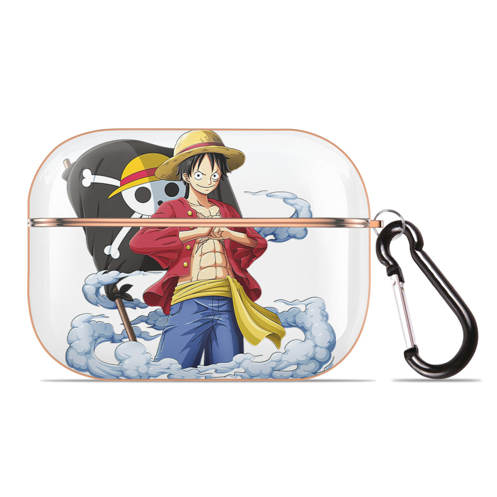 ワンピース モンキー・D・ルフィ ONE PIECE Monkey D. Luffy 【AirPods Pro用】ハードシェル保護ケース｜耐衝撃・防指紋・カラビナ付き商品仕様