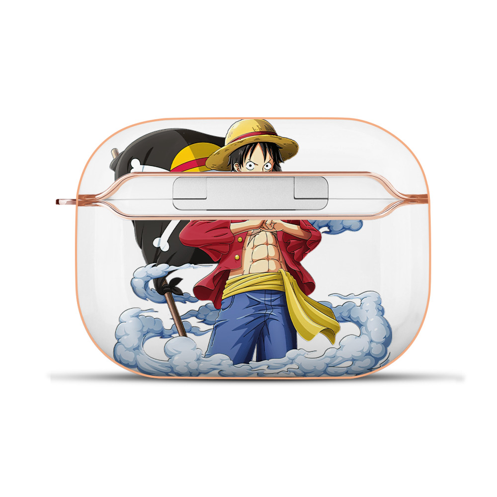 ワンピース モンキー・D・ルフィ ONE PIECE Monkey D. Luffy 【AirPods Pro用】ハードシェル保護ケース｜耐衝撃・防指紋・カラビナ付き商品仕様