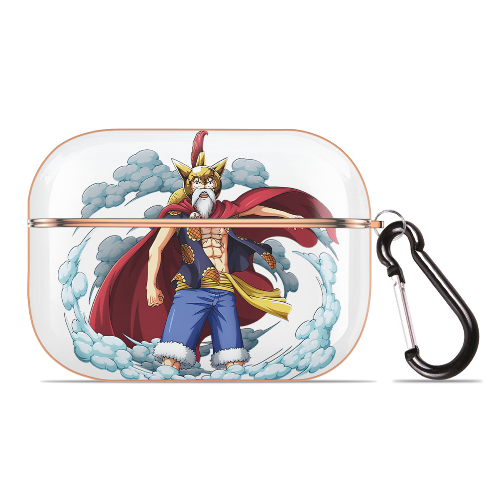 ワンピース モンキー・D・ルフィ ONE PIECE Monkey D. Luffy 【AirPods Pro用】ハードシェル保護ケース｜耐衝撃・防指紋・カラビナ付き商品仕様