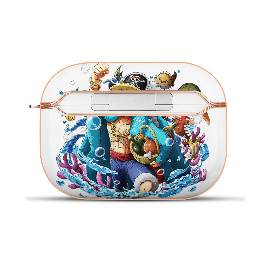 ワンピース モンキー・D・ルフィ ONE PIECE Monkey D. Luffy 【AirPods Pro用】ハードシェル保護ケース｜耐衝撃・防指紋・カラビナ付き商品仕様