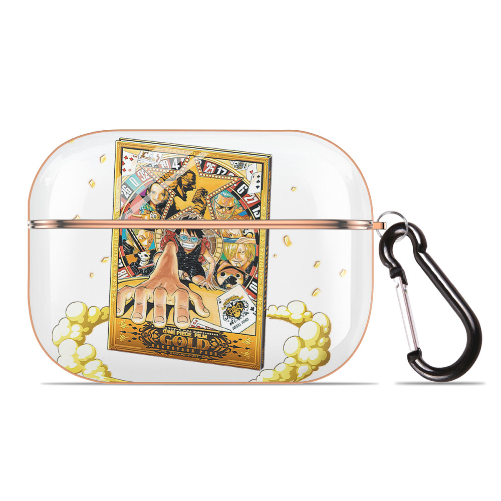 ワンピース モンキー・D・ルフィ ONE PIECE Monkey D. Luffy 【AirPods Pro用】ハードシェル保護ケース｜耐衝撃・防指紋・カラビナ付き商品仕様