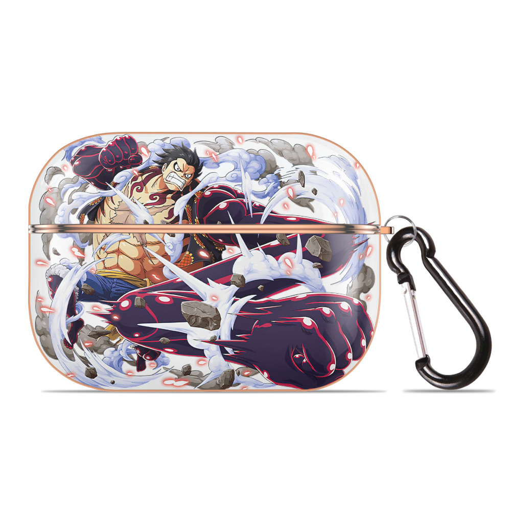 ワンピース モンキー・D・ルフィ ONE PIECE Monkey D. Luffy 【AirPods Pro用】ハードシェル保護ケース｜耐衝撃・防指紋・カラビナ付き商品仕様