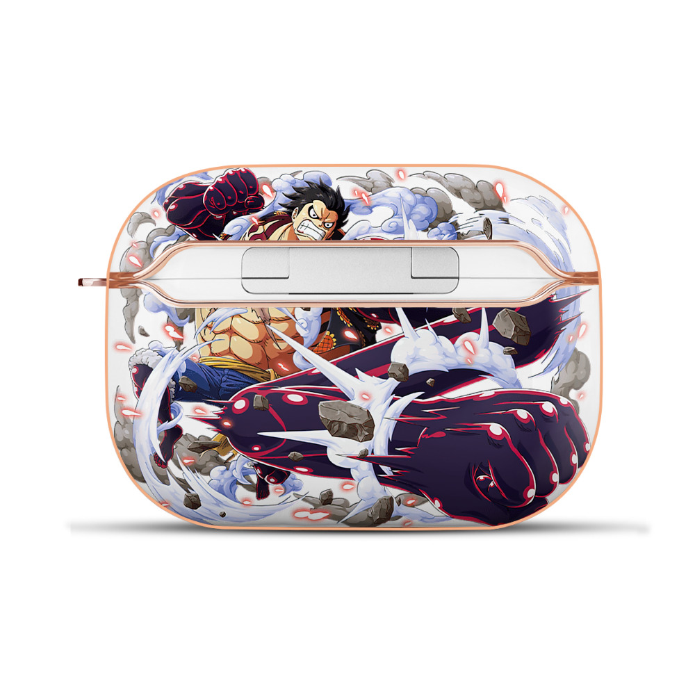 ワンピース モンキー・D・ルフィ ONE PIECE Monkey D. Luffy 【AirPods Pro用】ハードシェル保護ケース｜耐衝撃・防指紋・カラビナ付き商品仕様