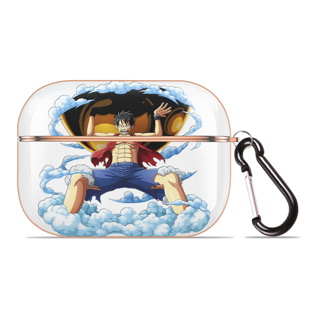 ワンピース モンキー・D・ルフィ ONE PIECE Monkey D. Luffy 【AirPods Pro用】ハードシェル保護ケース｜耐衝撃・防指紋・カラビナ付き商品仕様