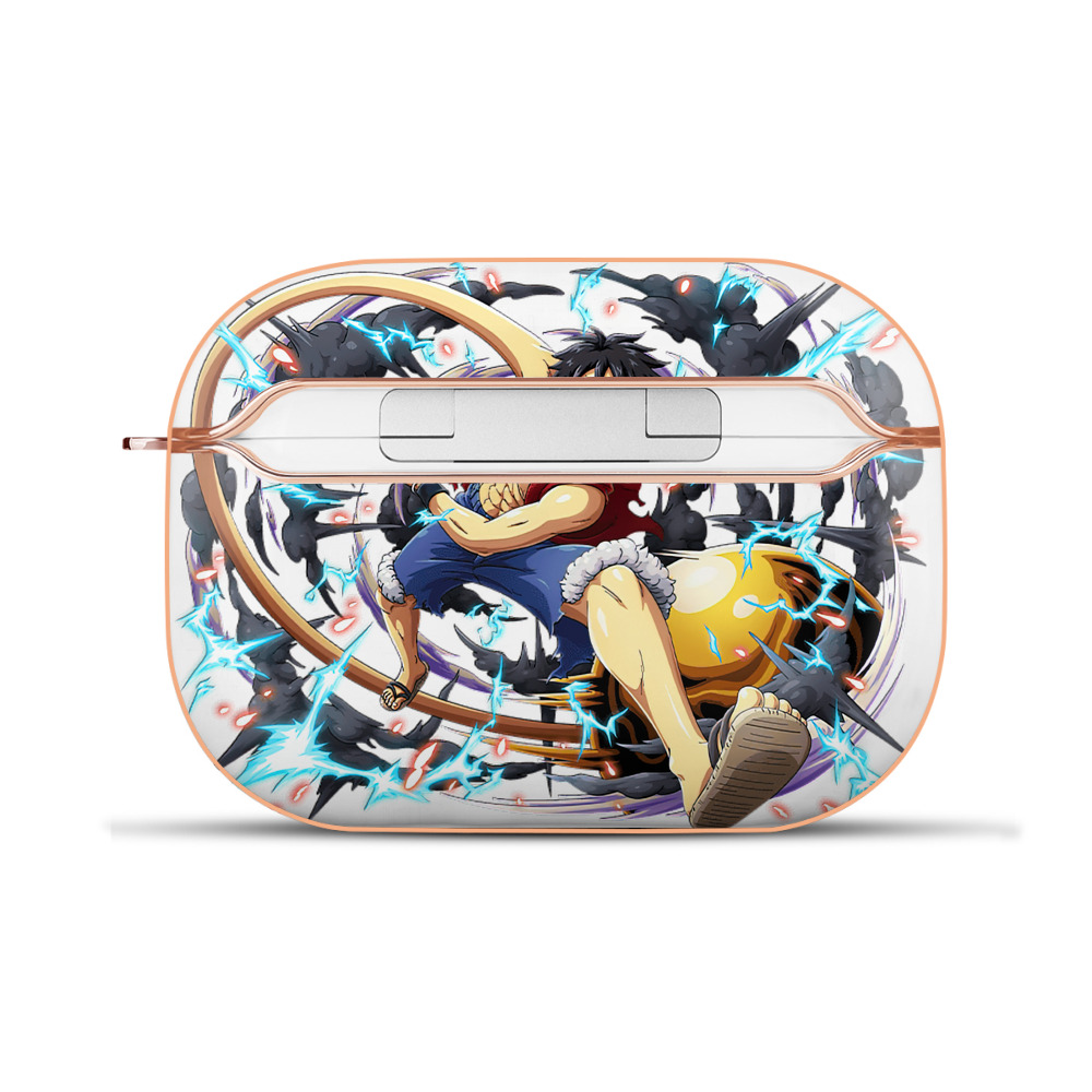 ワンピース モンキー・D・ルフィ ONE PIECE Monkey D. Luffy 【AirPods Pro用】ハードシェル保護ケース｜耐衝撃・防指紋・カラビナ付き商品仕様