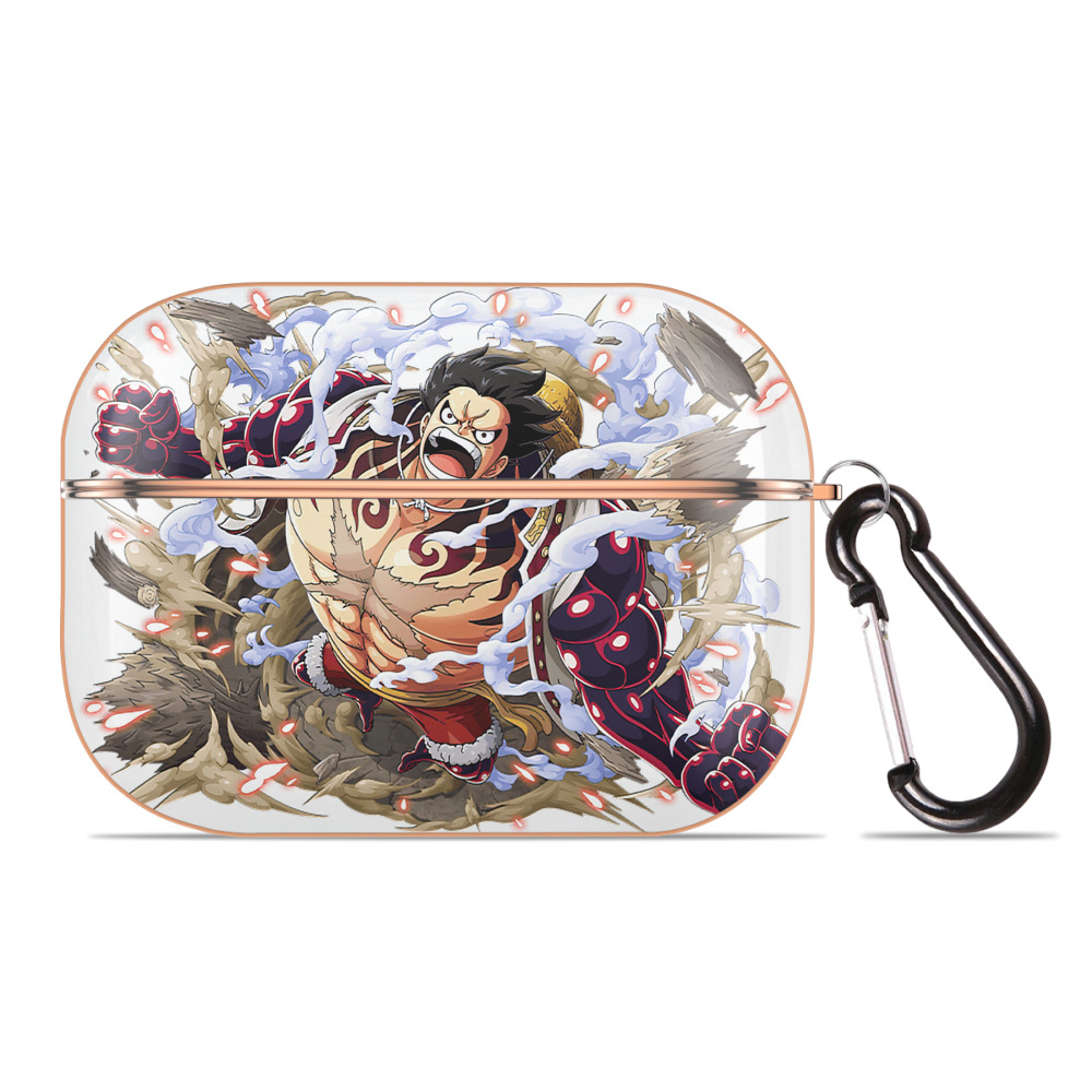 ワンピース モンキー・D・ルフィ ONE PIECE Monkey D. Luffy 【AirPods Pro用】ハードシェル保護ケース｜耐衝撃・防指紋・カラビナ付き商品仕様