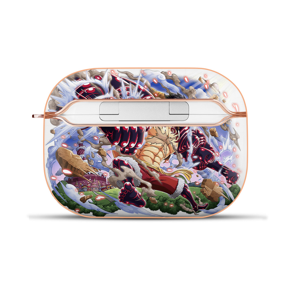 ワンピース モンキー・D・ルフィ ONE PIECE Monkey D. Luffy 【AirPods Pro用】ハードシェル保護ケース｜耐衝撃・防指紋・カラビナ付き商品仕様
