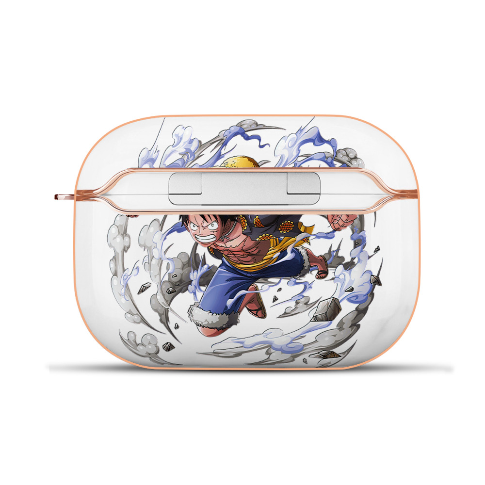 ワンピース モンキー・D・ルフィ ONE PIECE Monkey D. Luffy 【AirPods Pro用】ハードシェル保護ケース｜耐衝撃・防指紋・カラビナ付き商品仕様