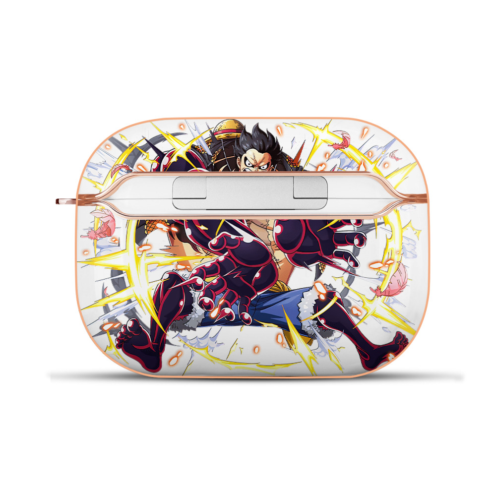 ワンピース モンキー・D・ルフィ ONE PIECE Monkey D. Luffy 【AirPods Pro用】ハードシェル保護ケース｜耐衝撃・防指紋・カラビナ付き商品仕様