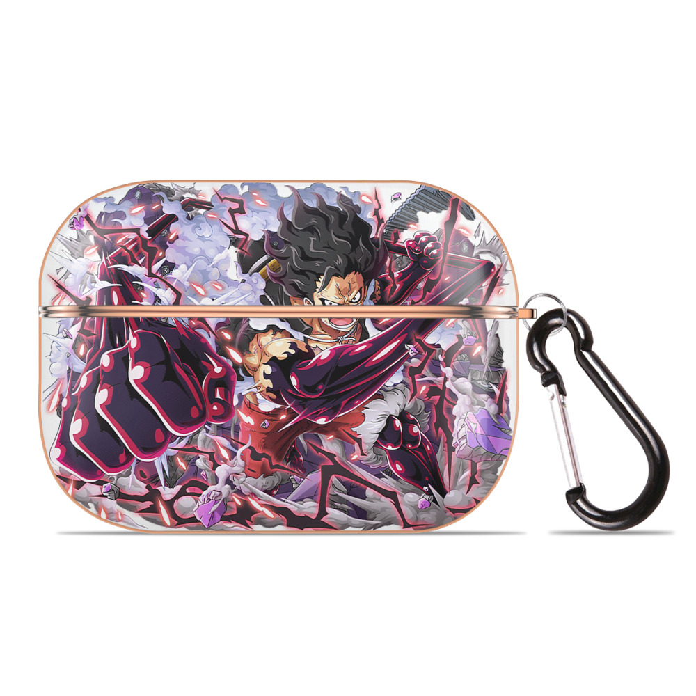 ワンピース モンキー・D・ルフィ ONE PIECE Monkey D. Luffy 【AirPods Pro用】ハードシェル保護ケース｜耐衝撃・防指紋・カラビナ付き商品仕様