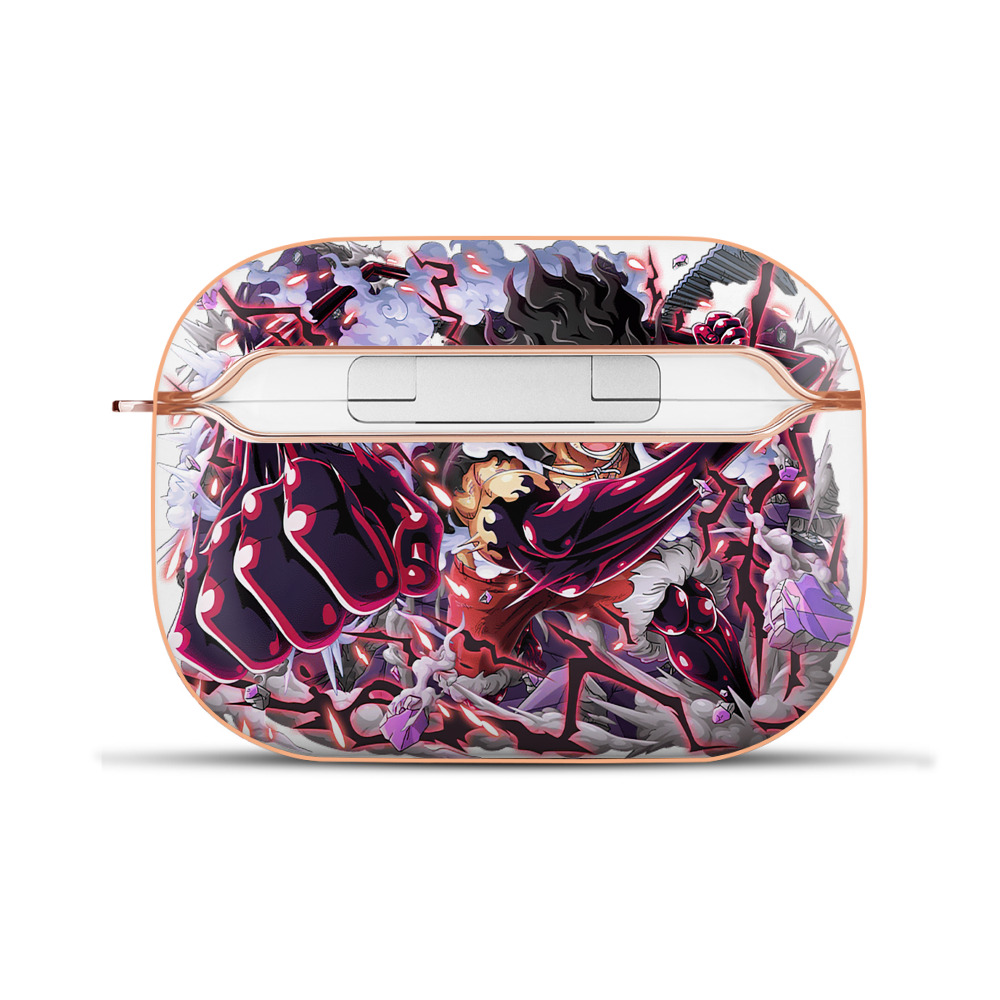 ワンピース モンキー・D・ルフィ ONE PIECE Monkey D. Luffy 【AirPods Pro用】ハードシェル保護ケース｜耐衝撃・防指紋・カラビナ付き商品仕様