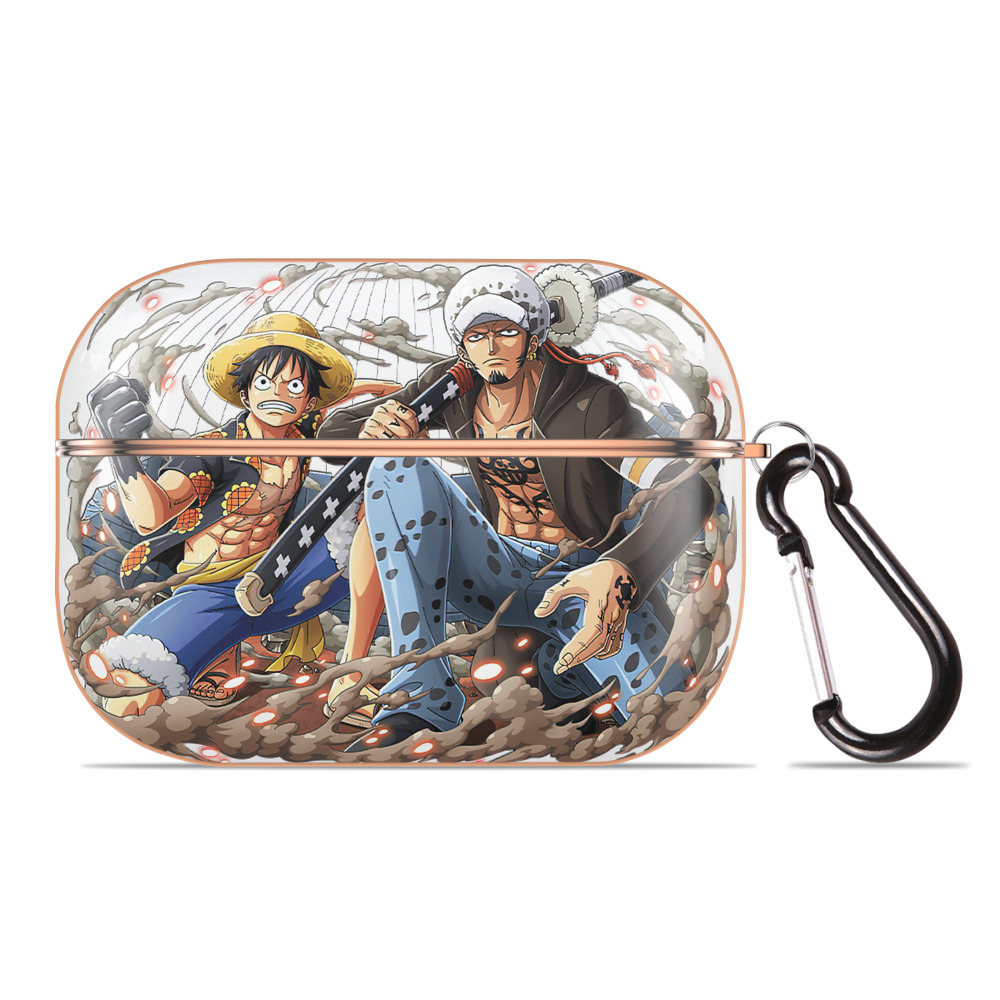 ワンピース モンキー・D・ルフィ ONE PIECE Monkey D. Luffy 【AirPods Pro用】ハードシェル保護ケース｜耐衝撃・防指紋・カラビナ付き商品仕様