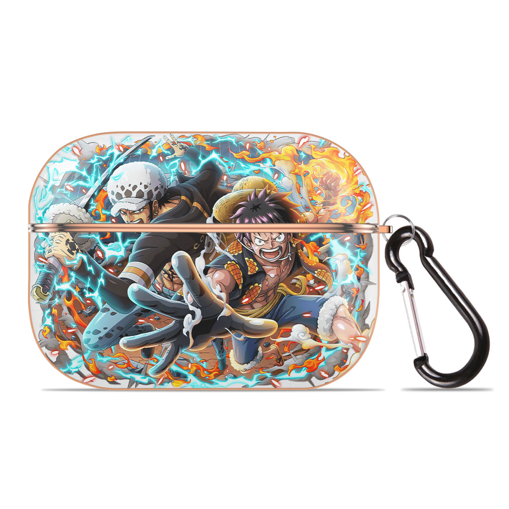 （画像用） ワンピース モンキー・D・ルフィ ONE PIECE Monkey D. Luffy 【AirPods Pro用】ハードシェル保護ケース｜耐衝撃・防指紋・カラビナ付き商品仕様