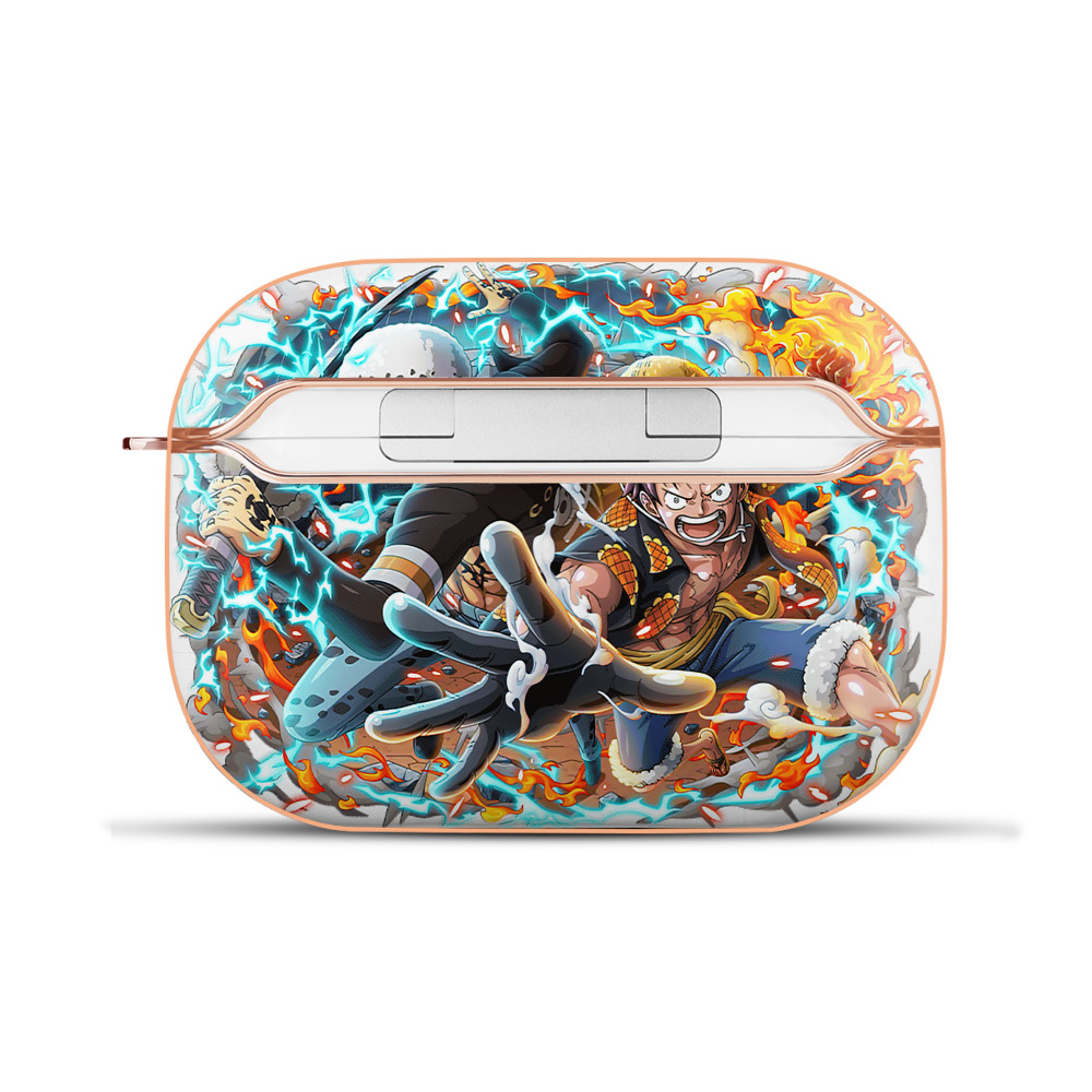 （画像用） ワンピース モンキー・D・ルフィ ONE PIECE Monkey D. Luffy 【AirPods Pro用】ハードシェル保護ケース｜耐衝撃・防指紋・カラビナ付き商品仕様