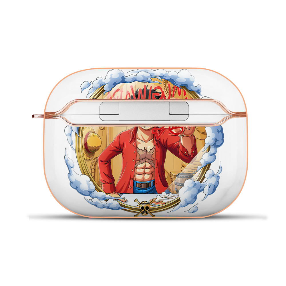 ワンピース モンキー・D・ルフィ ONE PIECE Monkey D. Luffy 【AirPods Pro用】ハードシェル保護ケース｜耐衝撃・防指紋・カラビナ付き商品仕様