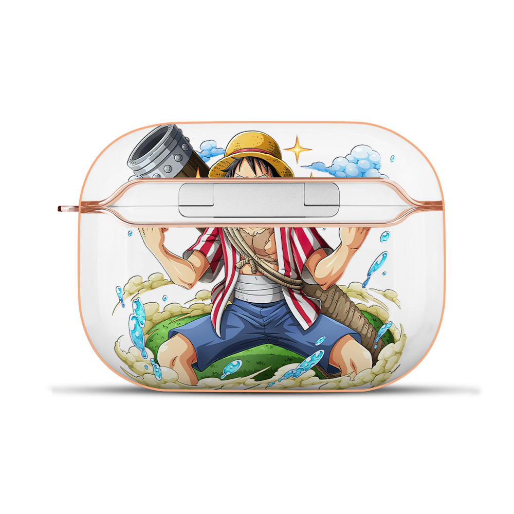 ワンピース モンキー・D・ルフィ ONE PIECE Monkey D. Luffy 【AirPods Pro用】ハードシェル保護ケース｜耐衝撃・防指紋・カラビナ付き商品仕様