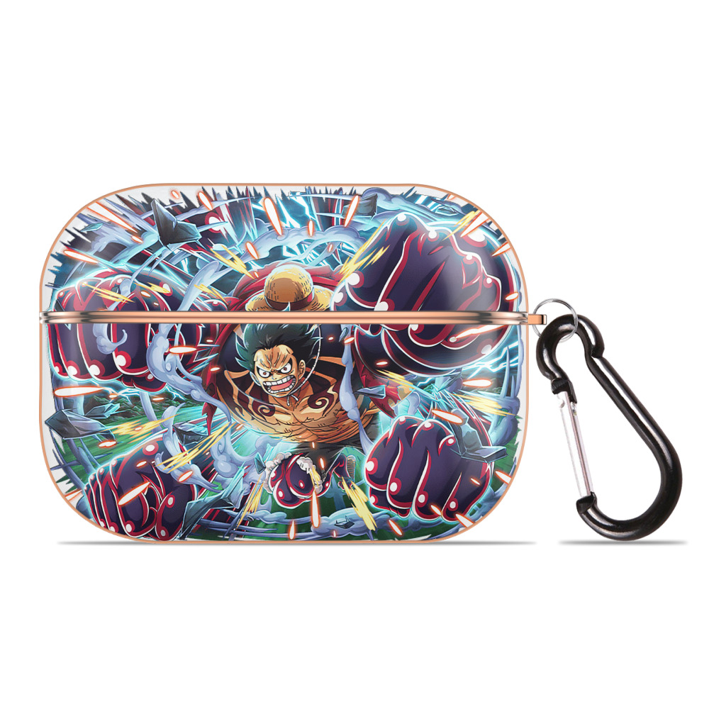 ワンピース モンキー・D・ルフィ ONE PIECE Monkey D. Luffy 【AirPods Pro用】ハードシェル保護ケース｜耐衝撃・防指紋・カラビナ付き商品仕様