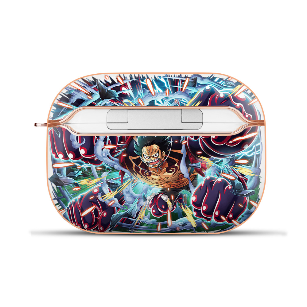ワンピース モンキー・D・ルフィ ONE PIECE Monkey D. Luffy 【AirPods Pro用】ハードシェル保護ケース｜耐衝撃・防指紋・カラビナ付き商品仕様