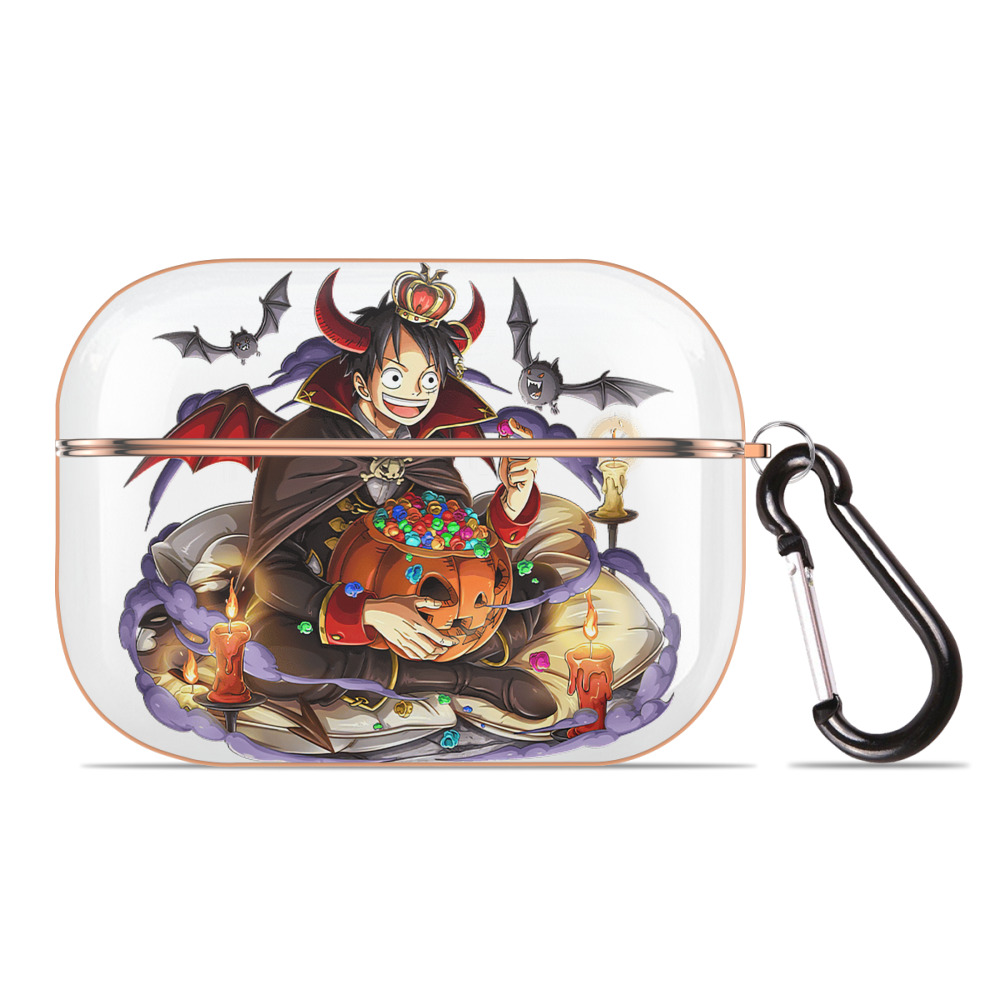 ワンピース モンキー・D・ルフィ ONE PIECE Monkey D. Luffy 【AirPods Pro用】ハードシェル保護ケース｜耐衝撃・防指紋・カラビナ付き商品仕様