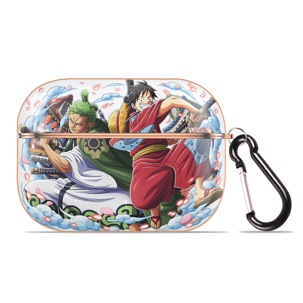 ワンピース モンキー・D・ルフィ ONE PIECE Monkey D. Luffy 【AirPods Pro用】ハードシェル保護ケース｜耐衝撃・防指紋・カラビナ付き商品仕様