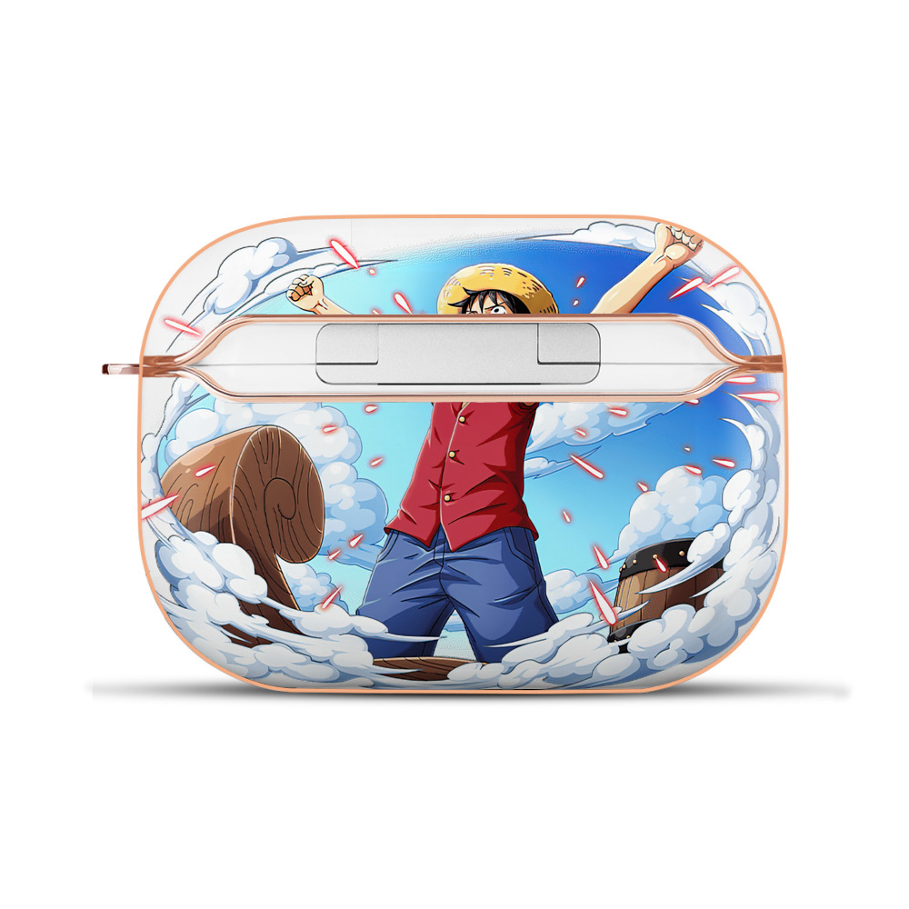 ワンピース モンキー・D・ルフィ ONE PIECE Monkey D. Luffy 【AirPods Pro用】ハードシェル保護ケース｜耐衝撃・防指紋・カラビナ付き商品仕様