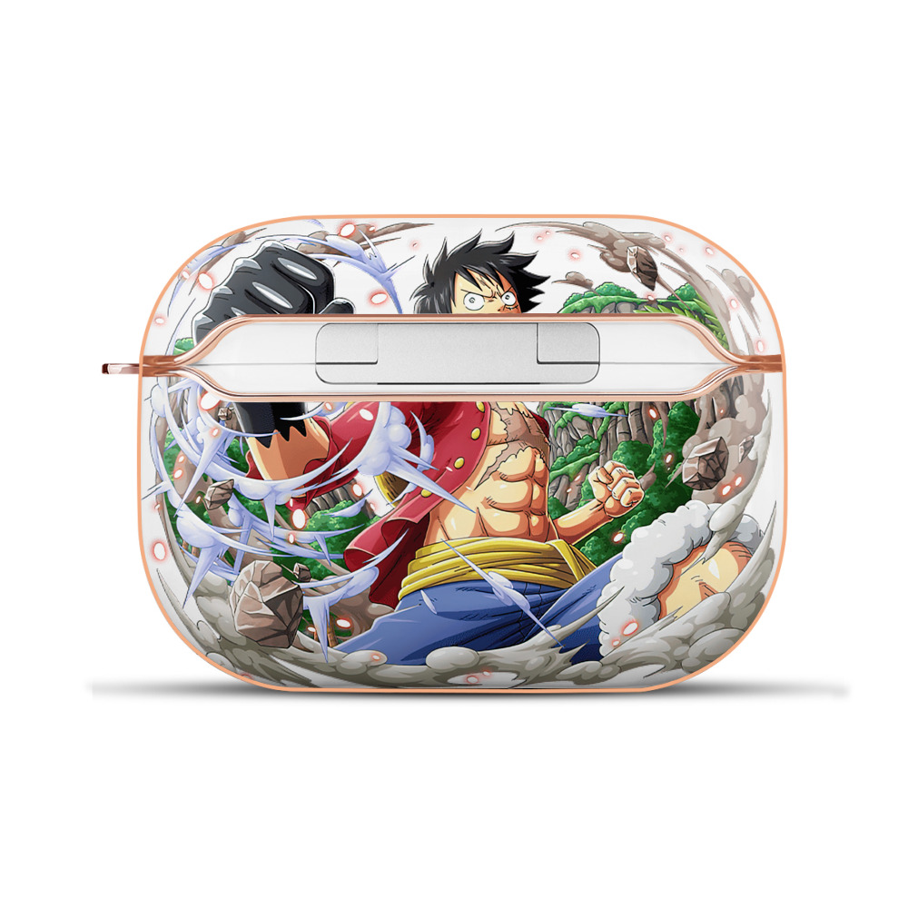 ワンピース モンキー・D・ルフィ ONE PIECE Monkey D. Luffy 【AirPods Pro用】ハードシェル保護ケース｜耐衝撃・防指紋・カラビナ付き商品仕様