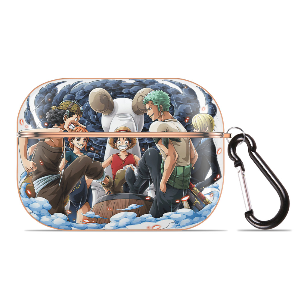 ワンピース モンキー・D・ルフィ ONE PIECE Monkey D. Luffy 【AirPods Pro用】ハードシェル保護ケース｜耐衝撃・防指紋・カラビナ付き商品仕様