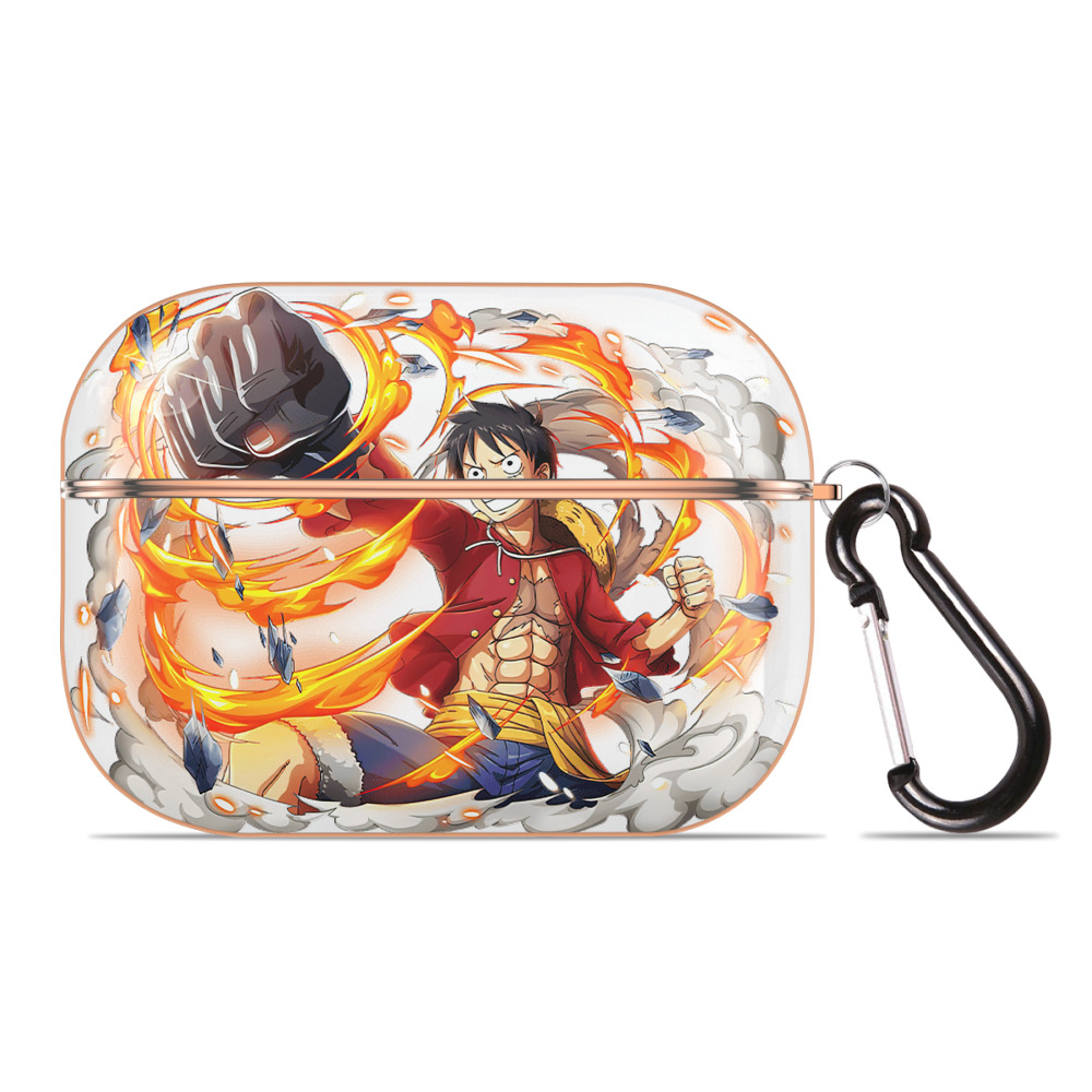 ワンピース モンキー・D・ルフィ ONE PIECE Monkey D. Luffy 【AirPods Pro用】ハードシェル保護ケース｜耐衝撃・防指紋・カラビナ付き商品仕様