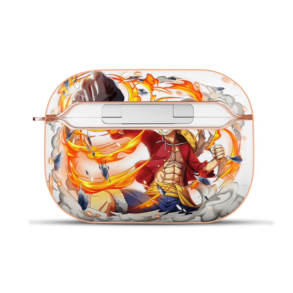 ワンピース モンキー・D・ルフィ ONE PIECE Monkey D. Luffy 【AirPods Pro用】ハードシェル保護ケース｜耐衝撃・防指紋・カラビナ付き商品仕様